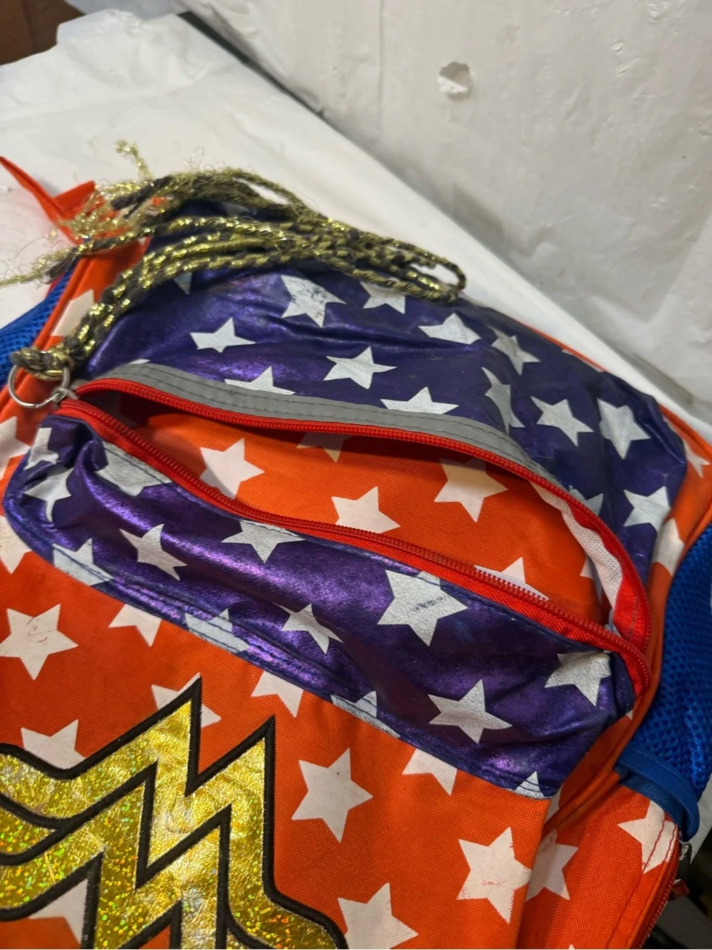 Wonder Woman backpack 16x12